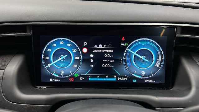 Hyundai TUCSON 1.6 h T-GDi Premium SUV 5dr Petrol Hybrid Auto Euro 6 (s/s) (230 ps) White