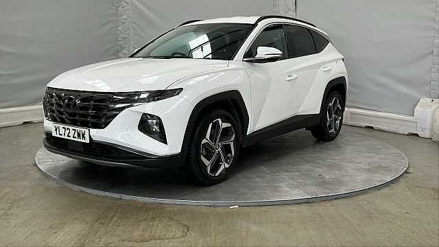 Hyundai TUCSON 1.6 h T-GDi Premium SUV 5dr Petrol Hybrid Auto Euro 6 (s/s) (230 ps) White