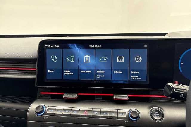 Hyundai KONA 1.6 h-GDi N Line SUV 5dr Petrol Hybrid DCT Euro 6 (s/s) (129 ps) Black