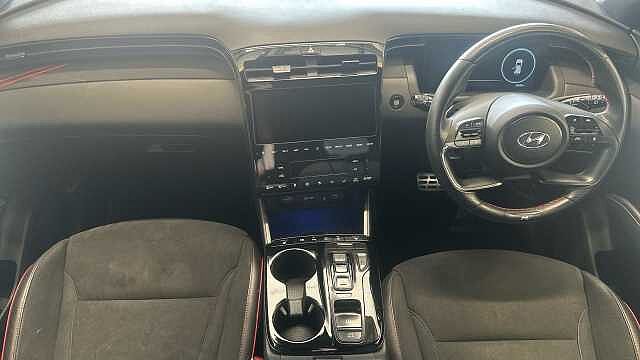 Hyundai TUCSON 1.6 h T-GDi N Line S SUV 5dr Petrol Hybrid Auto Euro 6 (s/s) (230 ps) Polar White