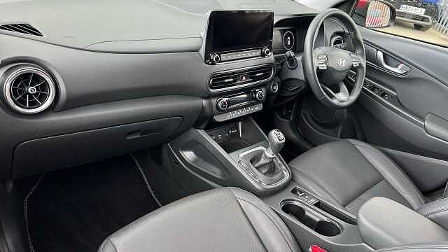 Hyundai KONA 1.0 T-GDi MHEV Ultimate SUV 5dr Petrol Hybrid Manual Euro 6 (s/s) (120 ps) Pulse Red