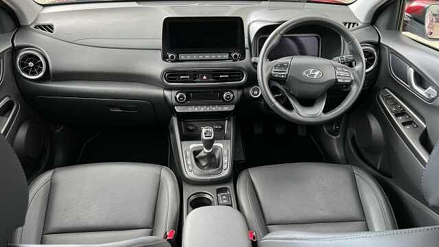 Hyundai KONA 1.0 T-GDi MHEV Ultimate SUV 5dr Petrol Hybrid Manual Euro 6 (s/s) (120 ps) Pulse Red