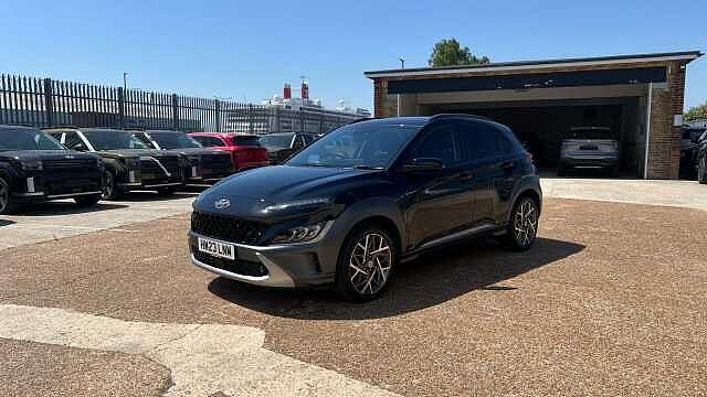 Hyundai KONA 1.6 h-GDi Ultimate SUV 5dr Petrol Hybrid DCT Euro 6 (s/s) (141 ps) Black