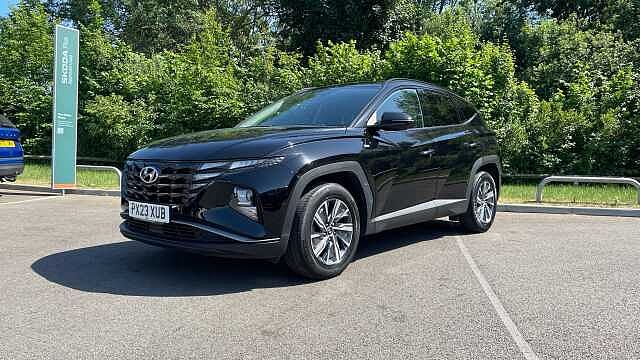 Hyundai TUCSON 1.6 T-GDi MHEV SE Connect SUV 5dr Petrol Hybrid DCT Euro 6 (s/s) (150 ps) Black