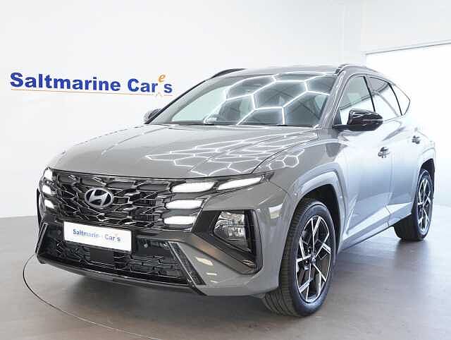 Hyundai TUCSON 1.6 T-GDi N Line SUV 5dr Petrol Hybrid Auto Euro 6 (s/s) (215 ps) Shadow Grey