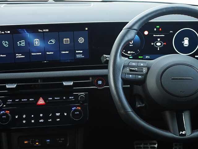 Hyundai TUCSON 1.6 T-GDi N Line SUV 5dr Petrol Hybrid Auto Euro 6 (s/s) (215 ps) Shadow Grey