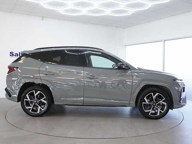 Hyundai TUCSON 1.6 T-GDi N Line SUV 5dr Petrol Hybrid Auto Euro 6 (s/s) (215 ps) Shadow Grey