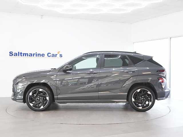 Hyundai KONA 65.4kWh N Line S SUV 5dr Electric Auto (218 ps) Ecotronic Grey