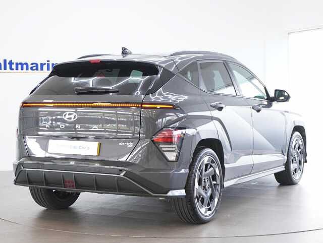 Hyundai KONA 65.4kWh N Line S SUV 5dr Electric Auto (218 ps) Ecotronic Grey