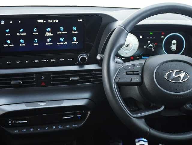 Hyundai BAYON 1.0 T-GDi MHEV Premium SUV 5dr Petrol Hybrid Manual Euro 6 (s/s) (120 ps) Atlas White