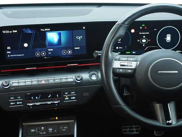 Hyundai KONA 1.6 h-GDi N Line S SUV 5dr Petrol Hybrid DCT Euro 6 (s/s) (141 ps) Ecotronic Grey