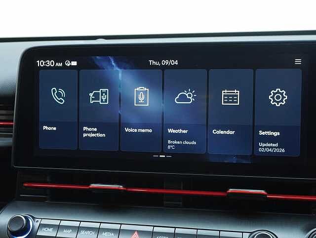 Hyundai KONA 1.6 h-GDi N Line S SUV 5dr Petrol Hybrid DCT Euro 6 (s/s) (141 ps) Ecotronic Grey