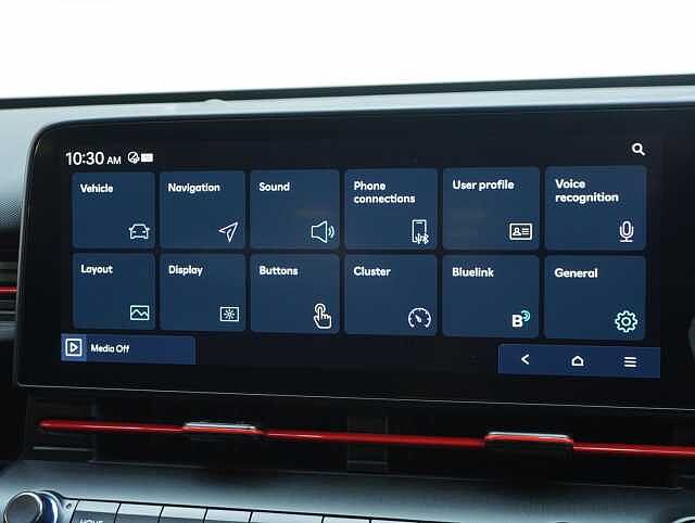 Hyundai KONA 1.6 h-GDi N Line S SUV 5dr Petrol Hybrid DCT Euro 6 (s/s) (141 ps) Ecotronic Grey