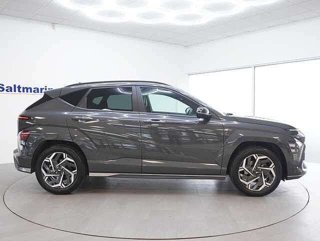 Hyundai KONA 1.6 h-GDi N Line S SUV 5dr Petrol Hybrid DCT Euro 6 (s/s) (141 ps) Ecotronic Grey