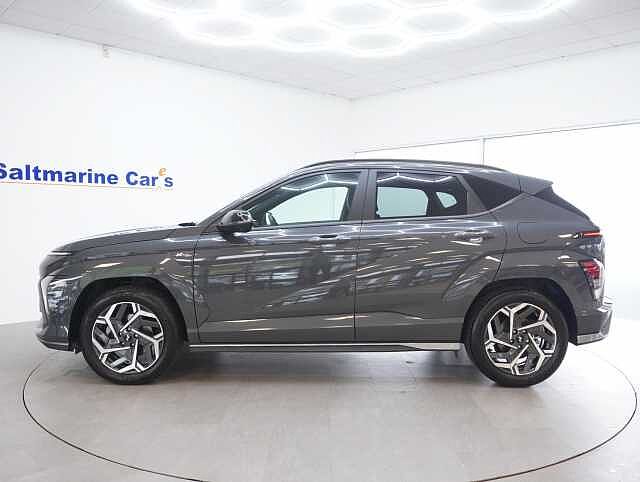 Hyundai KONA 1.6 h-GDi N Line S SUV 5dr Petrol Hybrid DCT Euro 6 (s/s) (141 ps) Ecotronic Grey