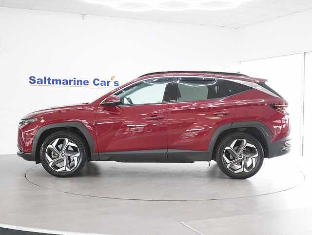 Hyundai TUCSON 1.6 h T-GDi Ultimate SUV 5dr Petrol Hybrid Auto Euro 6 (s/s) (230 ps) Sunset Red