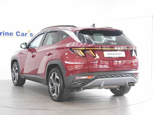 Hyundai TUCSON 1.6 h T-GDi Ultimate SUV 5dr Petrol Hybrid Auto Euro 6 (s/s) (230 ps) Sunset Red