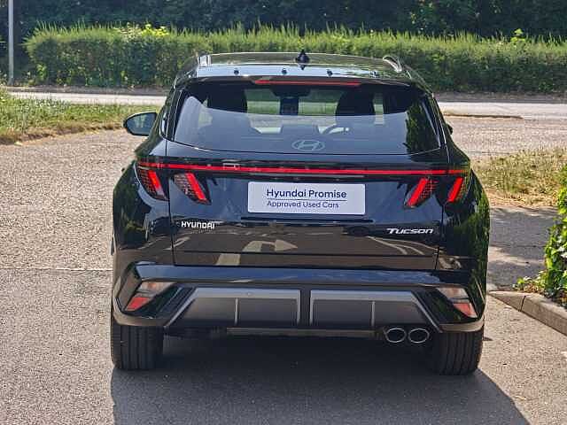 Hyundai TUCSON 1.6T 48V MHD N Line S 5dr DCT Black