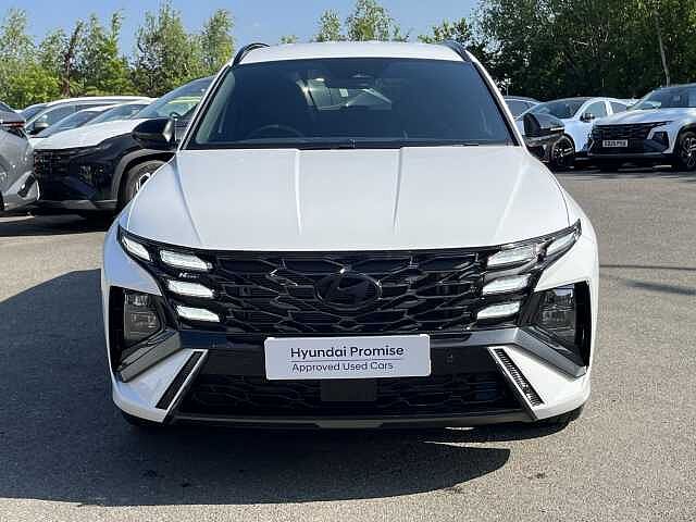 Hyundai TUCSON 1.6T 239 Hybrid N Line 5dr Auto White