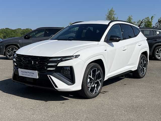 Hyundai TUCSON 1.6T 239 Hybrid N Line 5dr Auto White