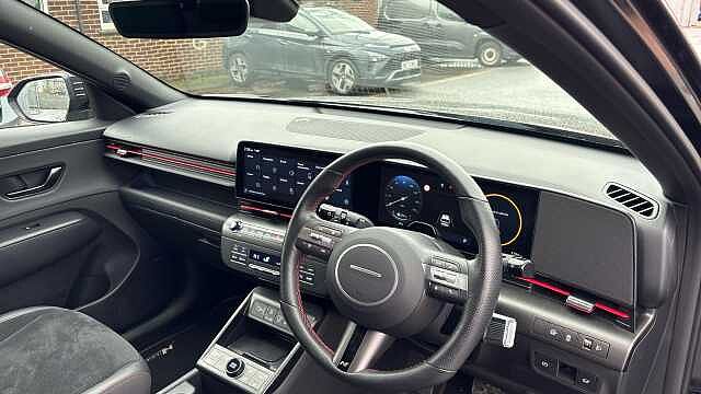 Hyundai KONA 1.6 Hybrid 129 N Line S 5dr DCT Hybrid Hatchback Black