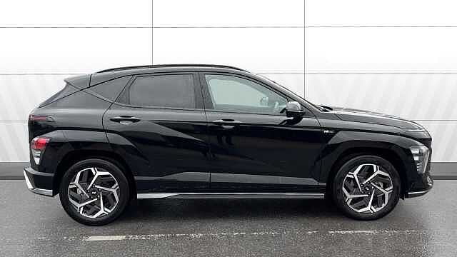 Hyundai KONA 1.6 Hybrid 129 N Line S 5dr DCT Hybrid Hatchback Black