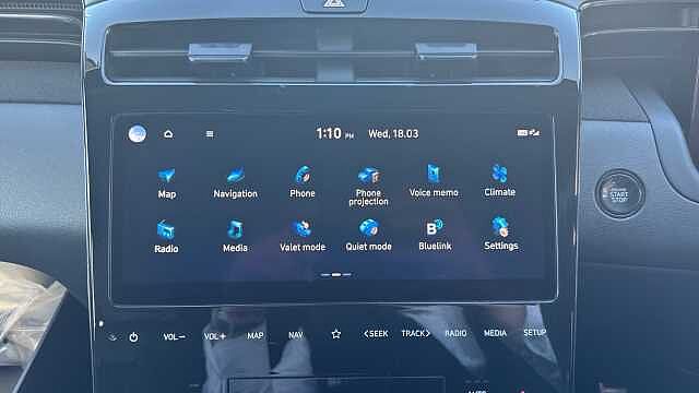 Hyundai TUCSON 1.6 TGDi 48V MHD N Line S 5dr 2WD DCT Petrol Estate White