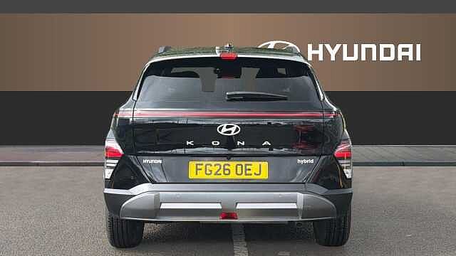 Hyundai KONA 1.6 GDi Hybrid Ultimate 5dr DCT Hybrid Hatchback Pearl - Abyss Black