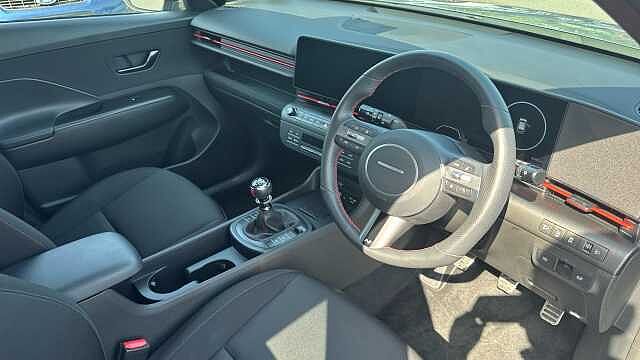 Hyundai KONA 1.6T 138 N Line 5dr Petrol Hatchback Silver