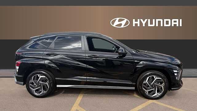 Hyundai KONA 1.6T 138 N Line 5dr Petrol Hatchback Black