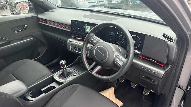 Hyundai KONA 1.6T 138 N Line 5dr Petrol Hatchback Silver