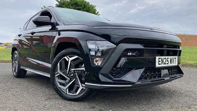 Hyundai KONA 1.6T 138 N Line 5dr Petrol Hatchback Black