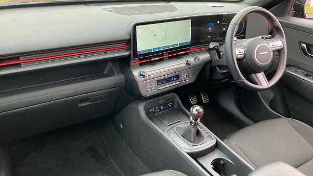 Hyundai KONA 1.6T 138 N Line 5dr Petrol Hatchback Black