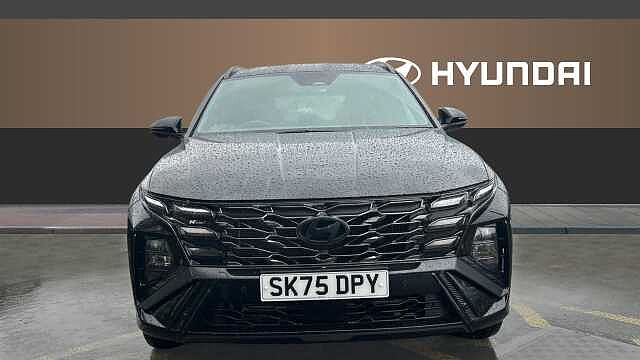 Hyundai TUCSON 1.6T Hybrid N Line 5dr Auto Hybrid Estate Pearl - Abyss Black