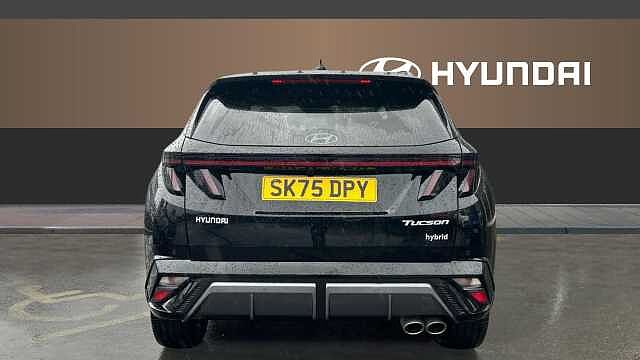 Hyundai TUCSON 1.6T Hybrid N Line 5dr Auto Hybrid Estate Pearl - Abyss Black
