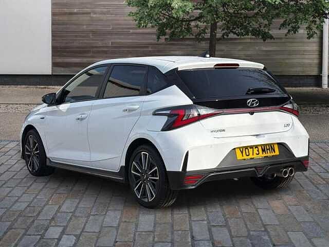 Hyundai I20 1.0 T-GDi MHEV N Line Hatchback 5dr Petrol Hybrid Manual Euro 6 (s/s) (120 ps) White