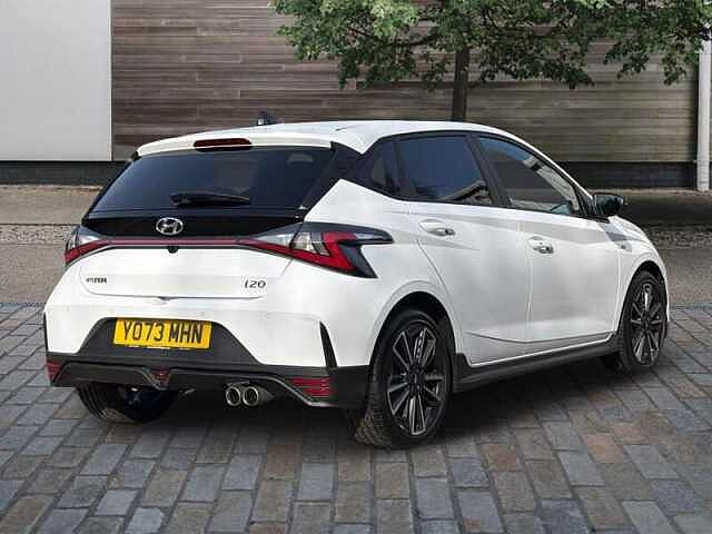 Hyundai I20 1.0 T-GDi MHEV N Line Hatchback 5dr Petrol Hybrid Manual Euro 6 (s/s) (120 ps) White