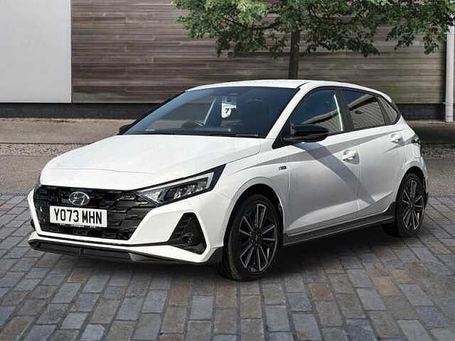Hyundai I20 1.0 T-GDi MHEV N Line Hatchback 5dr Petrol Hybrid Manual Euro 6 (s/s) (120 ps) White