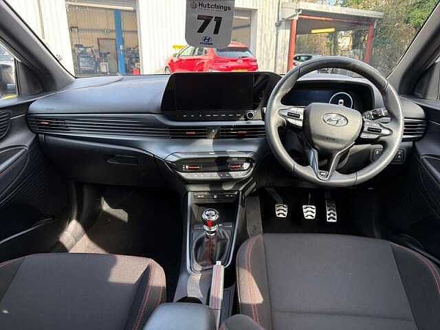 Hyundai I20 1.0 T-GDi MHEV N Line Hatchback 5dr Petrol Hybrid Manual Euro 6 (s/s) (120 ps) White