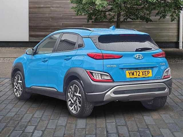 Hyundai KONA 1.6 h-GDi Ultimate SUV 5dr Petrol Hybrid DCT Euro 6 (s/s) (141 ps) Blue