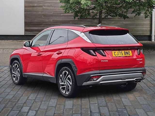 Hyundai TUCSON 1.6 T-GDi Ultimate SUV 5dr Petrol Hybrid Auto 4WD Euro 6 (s/s) (215 ps) Red