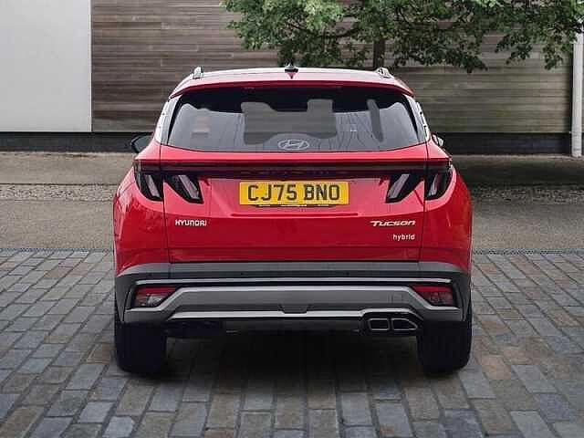 Hyundai TUCSON 1.6 T-GDi Ultimate SUV 5dr Petrol Hybrid Auto 4WD Euro 6 (s/s) (215 ps) Red