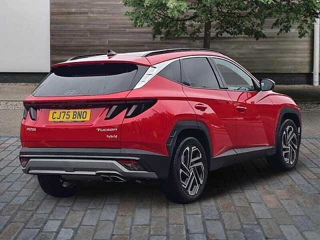 Hyundai TUCSON 1.6 T-GDi Ultimate SUV 5dr Petrol Hybrid Auto 4WD Euro 6 (s/s) (215 ps) Red