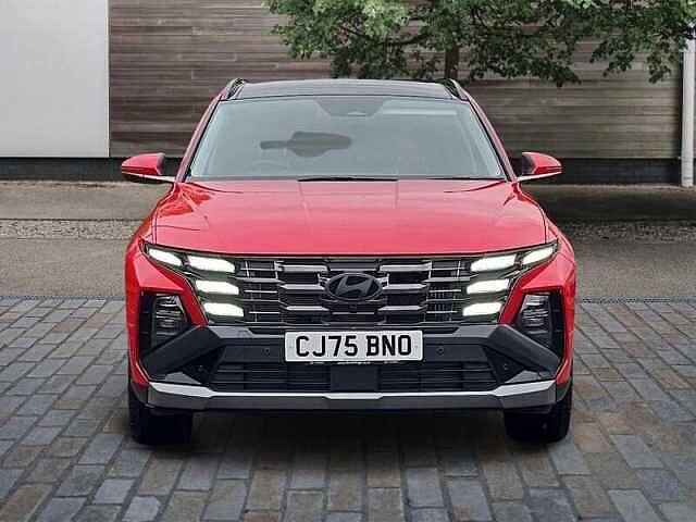 Hyundai TUCSON 1.6 T-GDi Ultimate SUV 5dr Petrol Hybrid Auto 4WD Euro 6 (s/s) (215 ps) Red