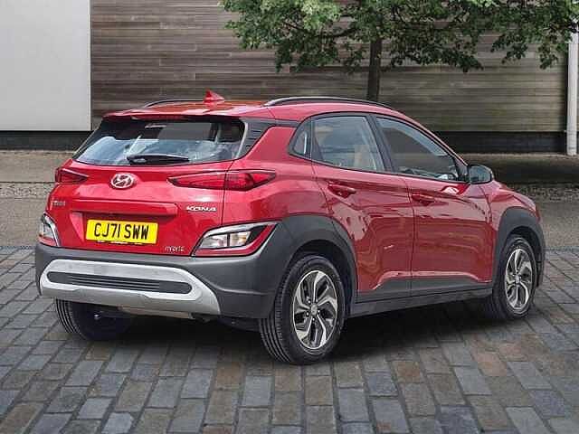 Hyundai KONA 1.6 h-GDi SE Connect SUV 5dr Petrol Hybrid DCT Euro 6 (s/s) (141 ps) Red