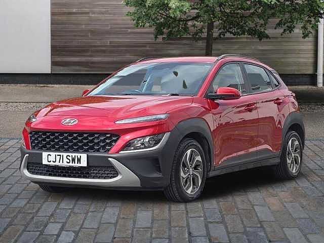 Hyundai KONA 1.6 h-GDi SE Connect SUV 5dr Petrol Hybrid DCT Euro 6 (s/s) (141 ps) Red