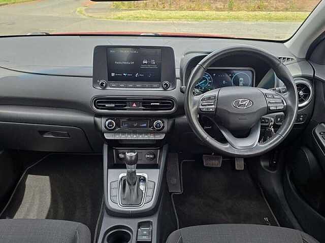 Hyundai KONA 1.6 h-GDi SE Connect SUV 5dr Petrol Hybrid DCT Euro 6 (s/s) (141 ps) Red