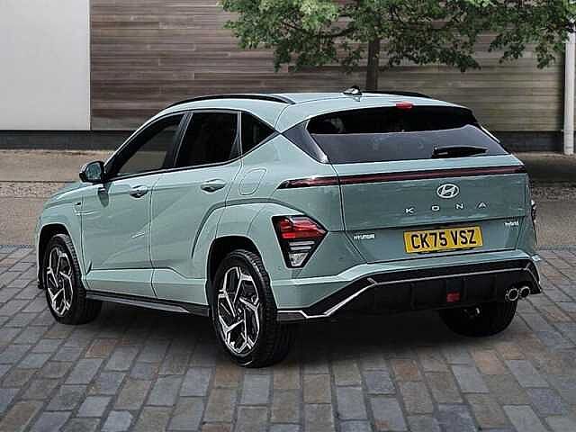 Hyundai KONA 1.6 h-GDi N Line S SUV 5dr Petrol Hybrid DCT Euro 6 (s/s) (138 ps) Green