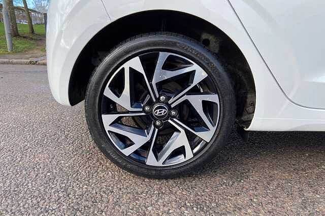 Hyundai I10 1.0 T-GDi N Line Hatchback 5dr Petrol Manual Euro 6 (s/s) (100 ps) Atlas White