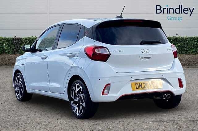 Hyundai I10 1.0 T-GDi N Line Hatchback 5dr Petrol Manual Euro 6 (s/s) (100 ps) Atlas White